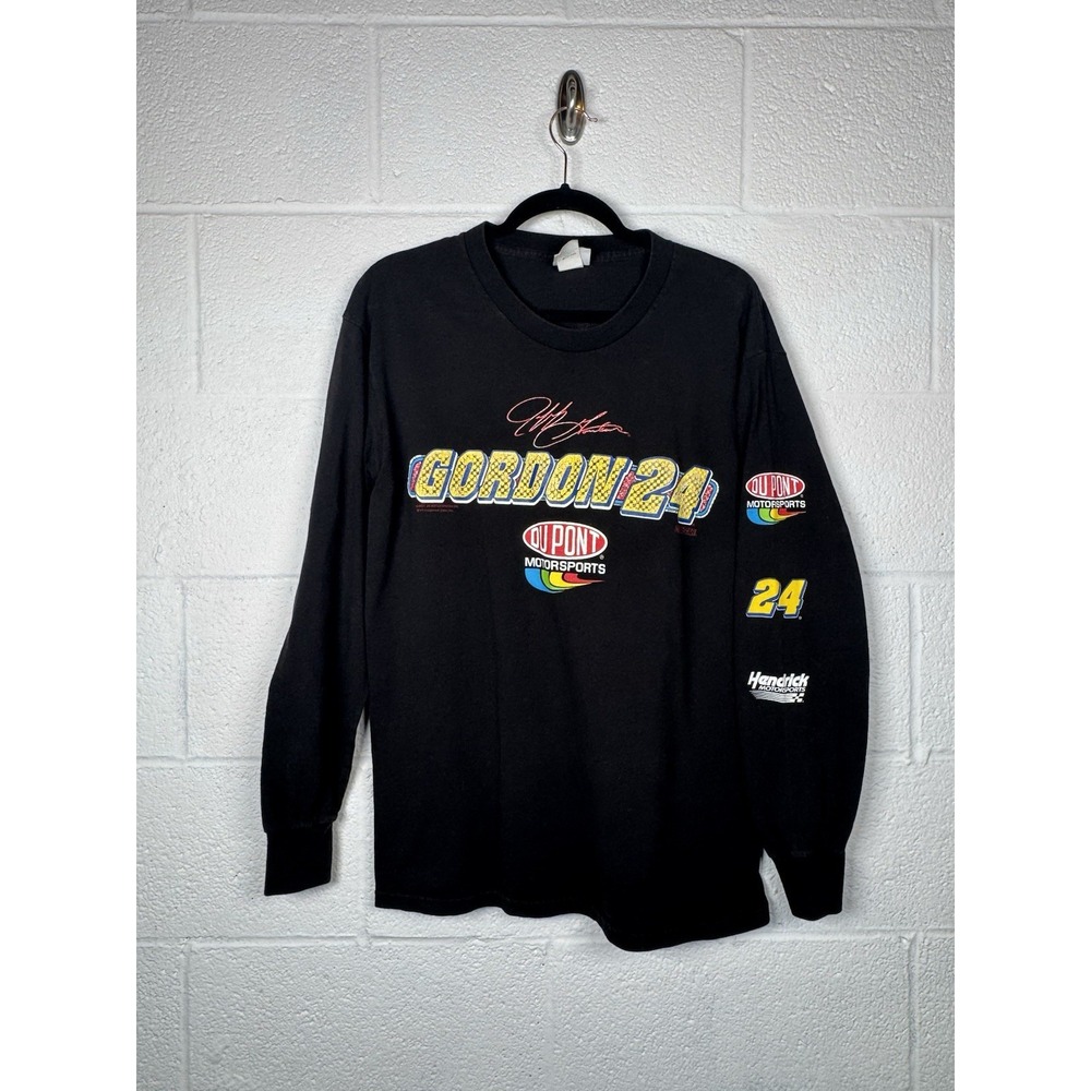 Vtg 2005 Jeff Gordon #24 DuPont NASCAR Nextel Cup Tee M Faded Winners Circle